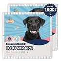 Dog Diapers Male L 100Ct, Disposable Breathable Doggie Wraps for Male Dogs