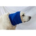 Dog Ear Muffs for Noise Cancelling, Ear Covers Outdoor Activities Neck Snood for Dog (Blue L)