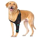 Dog Elbow Protector Brace, Dog Leg Sleeves Anti-Licking for Arthritis, Hygroma, Pressure Sores, and Calluses, Dogs Elbows Pads &amp; Shoulder Brace for Elbow Dysplasia and Injury Recovery, Left S