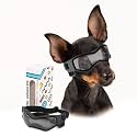 Dog Goggles Small Breed, Dog Sunglasses UV Protection Puppy Eyewear for Small Pet Outdoor Riding Driving, Black S