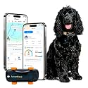 Dog GPS Tracker, Virtual Fence & AI Health Monitor, Waterproof (with 36 M Sub)