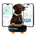 Dog GPS Tracker, Virtual Fence & AI Health Monitor, Waterproof (with 12 M Sub)