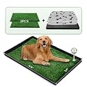 HQ4US 4LEGS Grass Pee Pads for Dogs Potty with Foldable Dog Litter Box