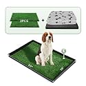 HQ4US 4LEGS Grass Pee Pads for Dogs Potty with Foldable Dog Litter Box