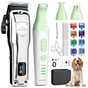 Dog Grooming Kit, Dog Clippers for Grooming for Thick Heavy Coat