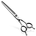 Dog Grooming Scissors: 7.5 inch Pet Chunker Shears Made Of Japanese 440C Advanced Stainless Steel Professional Grooming Scissors for Dogs Cats and Other Pets
