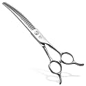 Dog Grooming Scissors: Pet Shears Made Of Japanese 440C Advanced Stainless Steel Professional Grooming Scissors for Dogs Cats and Other Pets (Thinner, 7.0 inch)