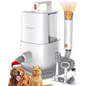 Dog Grooming Vacuum Kit for Shedding: Pet Hair Brush Groomer Attachment Fur Machine Cat Professional Clippers Deshedding Suction Cleaner Home Trimmer Tool Doggie Doggy System Remover Quiet Design