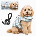 Dog Life Jacket with Chin Float, Shark Dog Life Vest for Small Large Dogs