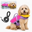 Dog Life Jacket with Chin Float, Shark Dog Life Vest for Small Large Dogs