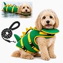 Dog Life Jacket with Chin Float, Shark Dog Life Vest for Small Large Dogs