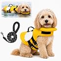Dog Life Jacket with Chin Float, Shark Dog Life Vest for Small Large Dogs