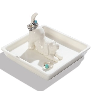 dog mum gifts dog ring holder dish jewelry holder