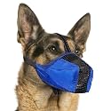 Dog Muzzle, Adjustable Soft Mesh Muzzle Anti-Biting, Chewing, Scavenging