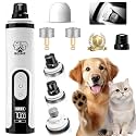 Dog Nail Grinder Whisper Quiet with Light for Sensitive Pets