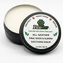 Dog Paw Balm – Lick Safe Formula with Argan, Coconut & Olive Oils for Dry Cracked Paws, Nose & Elbows, All Weather Paw & Nose Protector – 2.1 oz