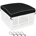 Dog Pen Cover Dog Playpen Cover for Pets,Provide Shade and Security for Indoor Outdoor Dog Pen,Pet Playpen Cover Fits 35 inch Playpen 4-Panels (Playpen Not Included!!!)
