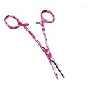 Dog Pet Ear/Nose Hair Puller Grooming Hemostat Locking Forceps Pliers, 5.5" (14cm), Straight (Valentine)