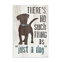 Dog Phrase Comic Landscape, 13 x 19 Inch Mounted Print on Wall Plaque