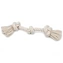 Dog Rope Toy for Aggressive Chewers, 7 Rope Sizes for Puppies, Small, Medium &amp; Large Dogs, 100% Natural Undyed Cotton for Chewing &amp; Tug of War – S, 2-Ply Twisted, 3 Knots, Small Dogs (5–10 kg)