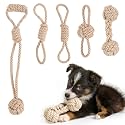Dog Rope Toy for Small Dog 5pcs, Natural Chew Toys for Puppy, Medium Dogs