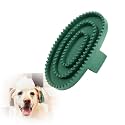 Dog Scrubber for Bath, Pet Shampoo Bath Brush Soothing Massage Rubber Comb with Handle, Dog Grooming and Washing Brush for Long & Short Hair Medium Large Dogs Cats Rabbits