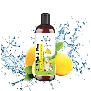 dog amp puppy shampoo - naturally organic for smelly dogs grooming products for dogs deshedding shampoo 200 ml anti tick amp flea lemon