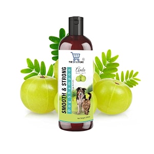 dog shampoo amp puppy - naturally organic dog shampoo for smelly dogs grooming products deshedding 200 ml smooth amp strong amla