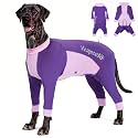 Dog Sun Protection Cooling Suit UPF 50+, Quick-Dry Breathable Jumpsuit for Large &amp; Medium Dogs, Outdoor Dirt-Resistant Shedding Control Pet Apparel (Berry Purple, 7X-Large)