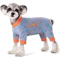 Dog Surgery Recovery Suit, Dog Onesie for Surgery Female Male Dogs, Dogs Pajamas Long Sleeve, Small Dogs Onesie, Abdominal Wound Bandages Surgical Suit, Cat Recovery Suit for Shedding Skin Disease