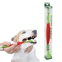 Dog Toothbrush, Dual Headed Dental Hygiene Convenient Soft Toothbrush To Clean Pet Teeth, Easy Teeth Cleaning & Dental Care, Dog Brush For Teeth For Small To Large Dogs, Cats, And Most Pets (Green) (1)