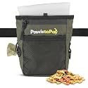 Dog Treat Pouch for Pet Training, One-Hand Magnetic Closure, Hands-Free Treat Bag with Silicone Liner, No Mess No Smell