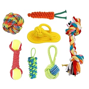dog trust tough dog rope toy  chew toys non toxic and premium rope dog toys interactive dog rope toys for medium dogs large dogs dog toy rope dog tug of war toy teething combo 5