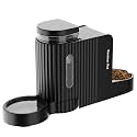 Dog Water &amp; Food Dispenser Set, Gravity Automatic Pet Feeder, 4L x 2