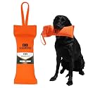 DogBone Firehose Dog Bumper for Hunting & Sporting Dog Training - Perfect Floating Dummy for Water Retrieving & Fetch - Ideal Canvas Alternative for Puppies or Adult Retrievers & Includes Throw Loop
