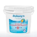 Doheny's Di-Chlor Granular Chlorine | Pro-Grade 3-in-1 Pool Sanitizer, Shock & Algaecide | Fast-Dissolving, Calcium-Free, No Residue | 99.5% Sodium Dichlor with 56% Stabilized Chlorine | 25lb Bucket