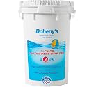 Doheny's Di-Chlor Granular Chlorine | Pro-Grade 3-in-1 Pool Sanitizer, Shock & Algaecide | Fast-Dissolving, Calcium-Free, No Residue | 99.5% Sodium Dichlor with 56% Stabilized Chlorine | 50lb Bucket