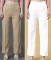 Doil Domec Regular Fit Women White Beige
