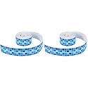 DOITOOL 1 Roll Caulk Strip Tape 10.4Ft, Decorative Caulking Tape for Bathtub, Bathroom, Waterproof Self Adhesive Covering Strips Seal The Edges of a Bathtub or Sink (Pack of 2)