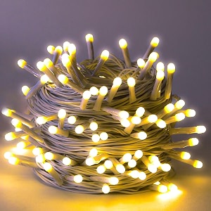 doji 30 feet long 36 led string lights  power pixel fairy lights for room decoration  serial rice led lights for room decoration diwali christmas wedding party festival warm white pack of 1