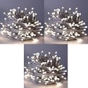 DOJI 30 Feet Long 36 LED String Lights | Power Pixel Fairy Lights for Room Decoration | Serial Rice led Lights for Room Decoration, Diwali, Christmas, Wedding, Party, Festival (White, Pack of 3)