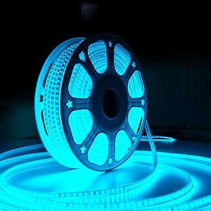 doji 2835 strip lights for home decoration  120 led per meter led strip light  rope lights for ceiling  decoration lights for diwali christmas home false ceiling iceblue 35 meter