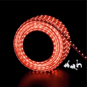 doji waterproof strip lights  energy saving led rope light for room  decoration lights for false ceiling  home decor lights  home decoration  diwali  christmas red 5 meter