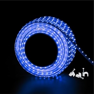 doji 2835 strip lights for home decoration  120 led per meter led strip light  rope lights for ceiling  decoration lights for diwali christmas home false ceiling blue 30 meter