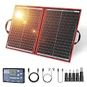 DOKIO 100W Portable Foldable Solar Panel Kit with Charge Controller