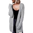 Dokotoo Women Long Cardigan Open Front Knit