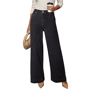 Dokotoo Womens Casual High Waisted Jeans Stretch