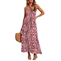 Dokotoo Women39s Summer Dresses Halter Neck Sleeveless