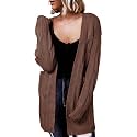 Dokotoo Women Long Cardigan Open Front Knit