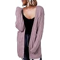Dokotoo Women Long Cardigan Open Front Knit